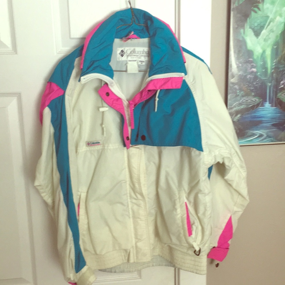 Vintage 90s Columbia criterion jacket SIZE MEDIUM